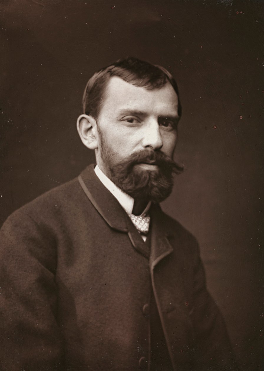 Album Artistique et Biographique, 6th year, Salon 1885; portrait of the French painter Victor Gabriel Gilbert (1847-1933) by Charles Michelez