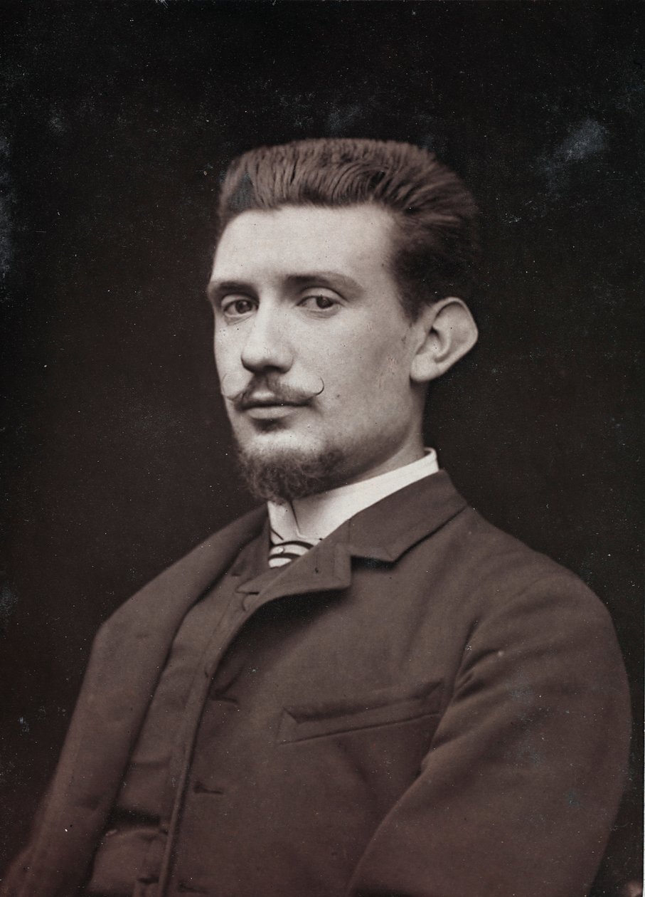 Portrait of the Painter Henri Laurent Desrousseaux by Charles Michelez