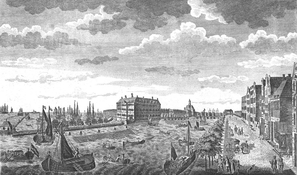 The Admiralty Office, Amsterdam, Holland, c1778 by Charles Middleton