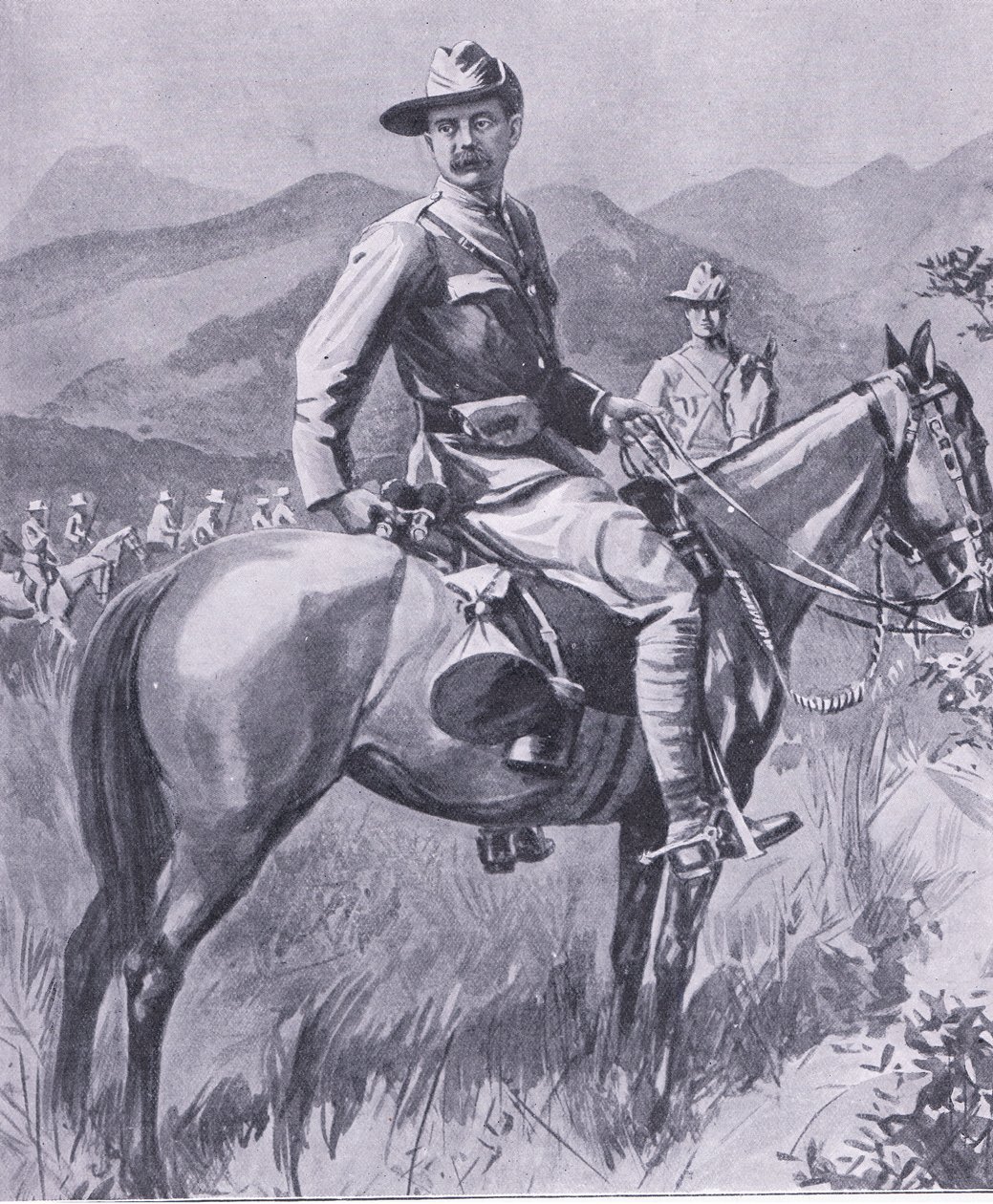 Brigadier-General Lumer, from After Pretoria: The Guerilla War by Charles Mills Sheldon
