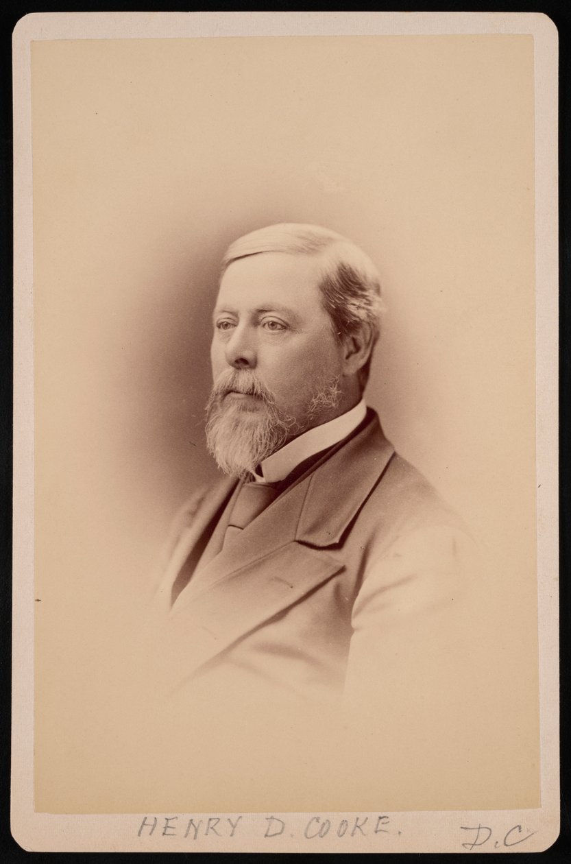 Portrait of Henry David Cooke 1825-1881 by Charles Milton Bell