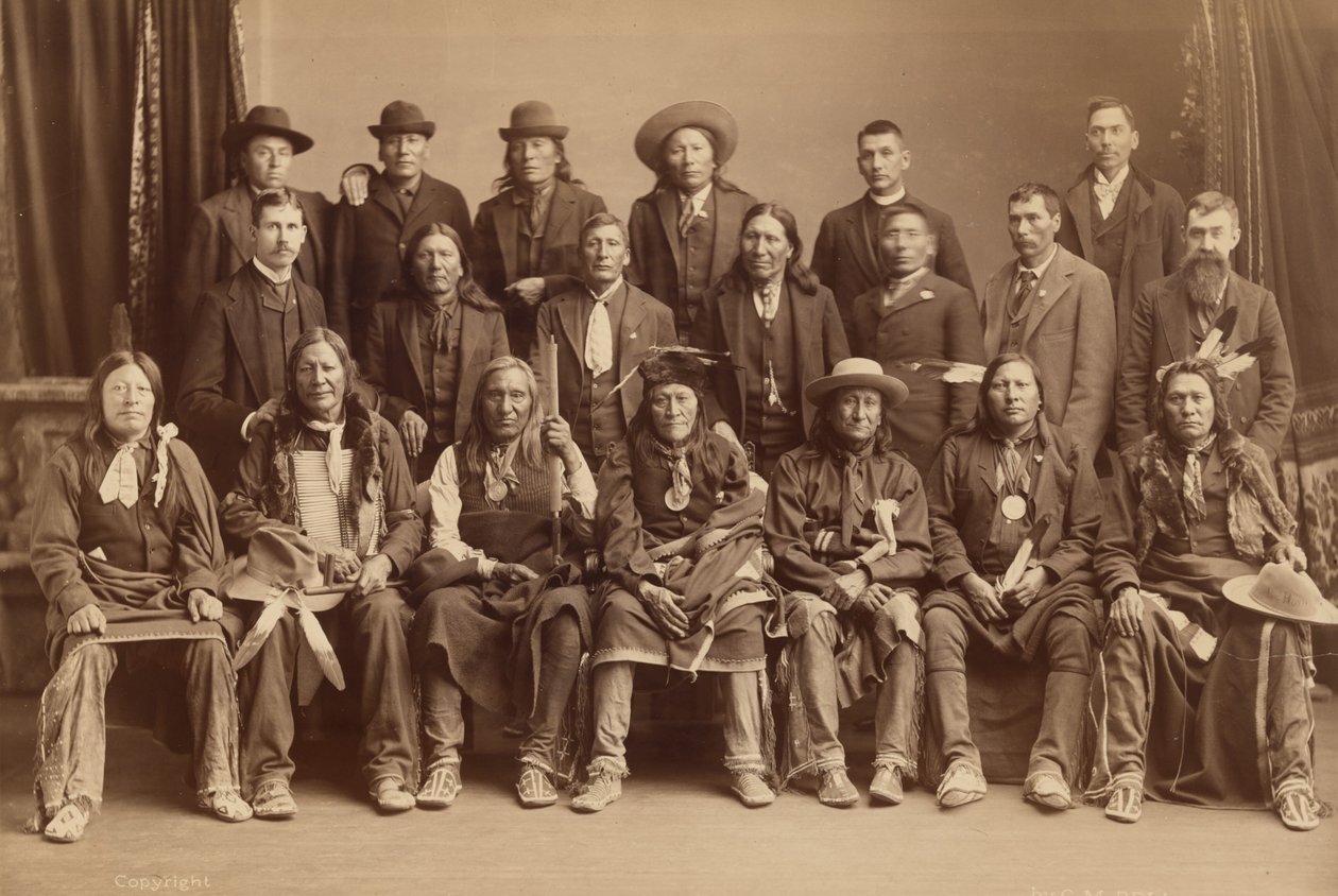 Sioux Delegation, 1891 by Charles Milton Bell