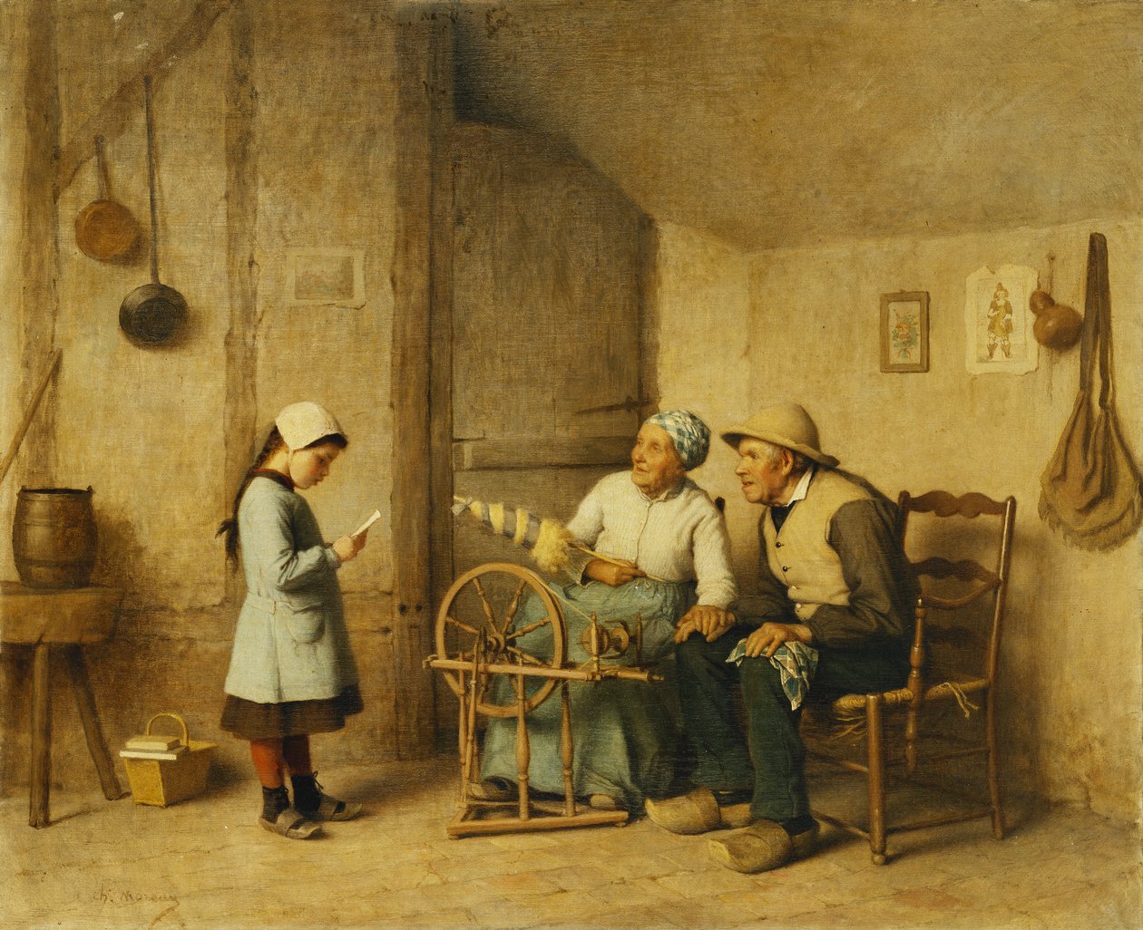 The Proud Grandparents by Charles Moreau