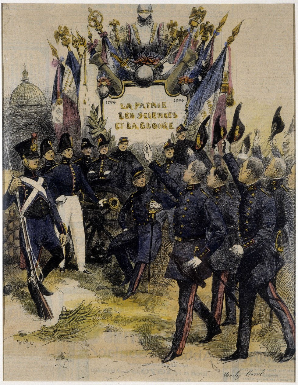Polytechnicians Greeting Their Elders (1794-1894) by Charles Morel (Centenary of the School) by Charles Morel