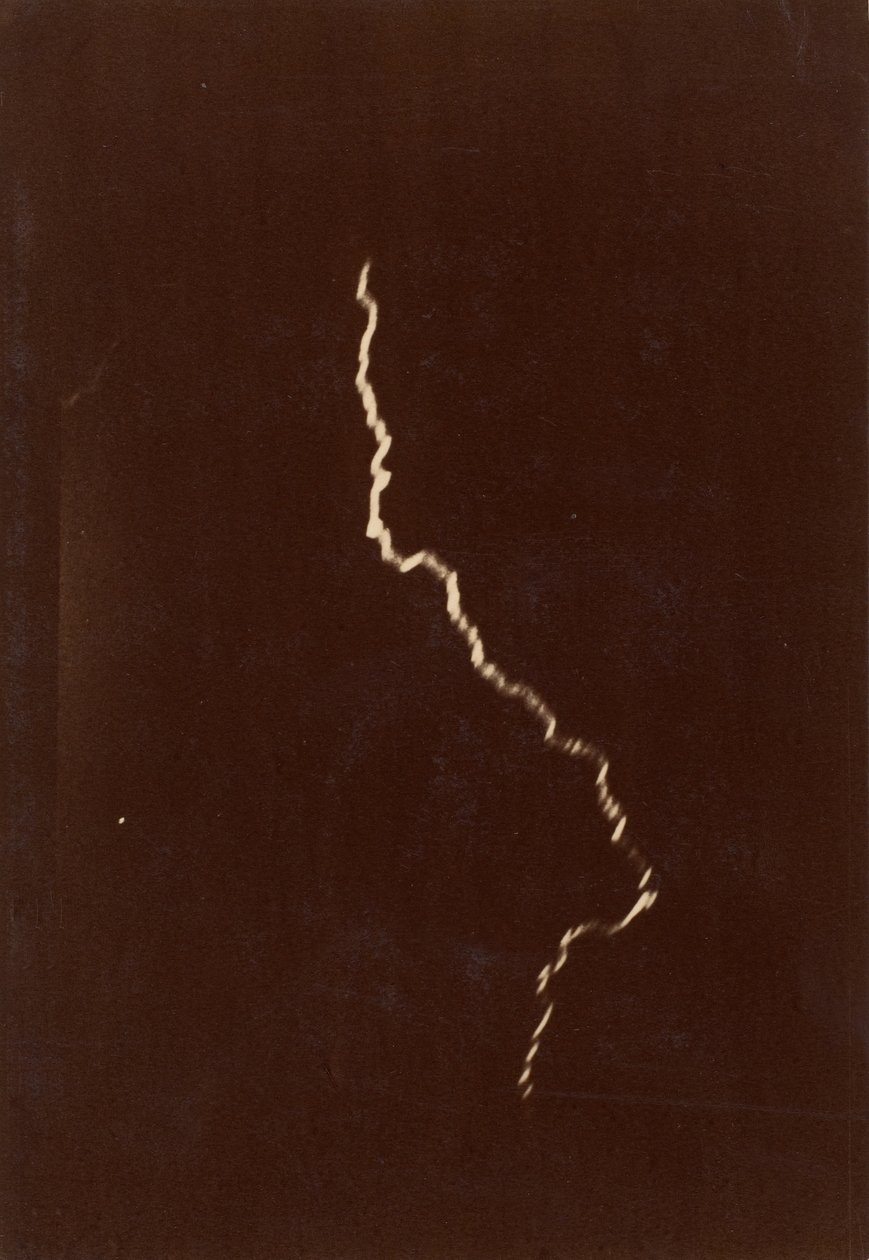 Spiral of Lightning in a Thunderstorm by Charles Moussette