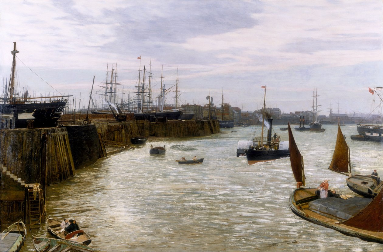 Blackwall, 1872 by Charles Napier Hemy