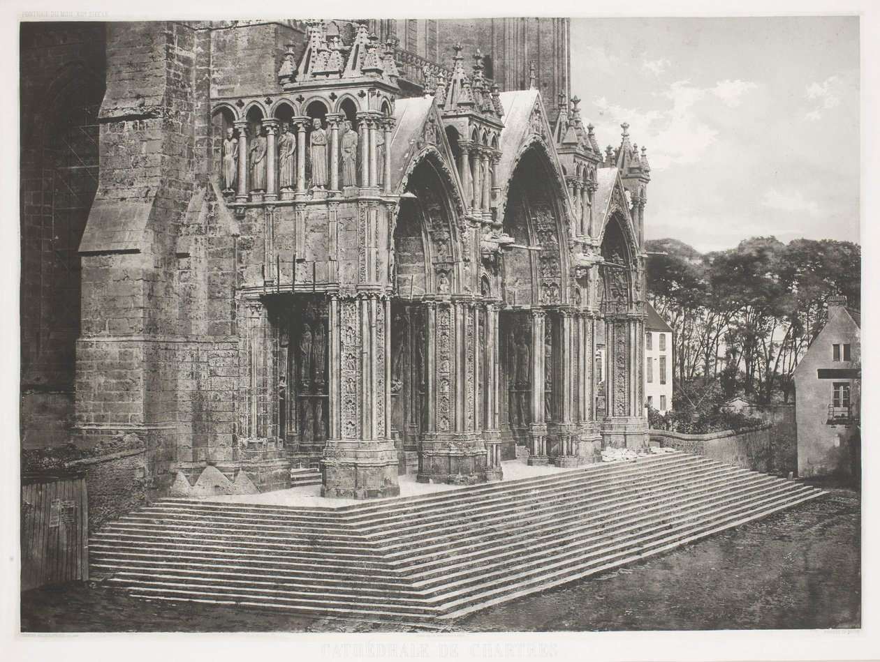 Cathedral of Chartres by Charles Nègre