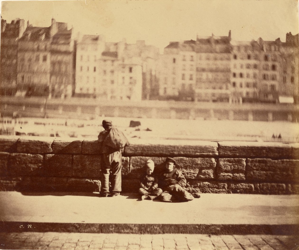 Resting Chimney Sweeps by Charles Nègre
