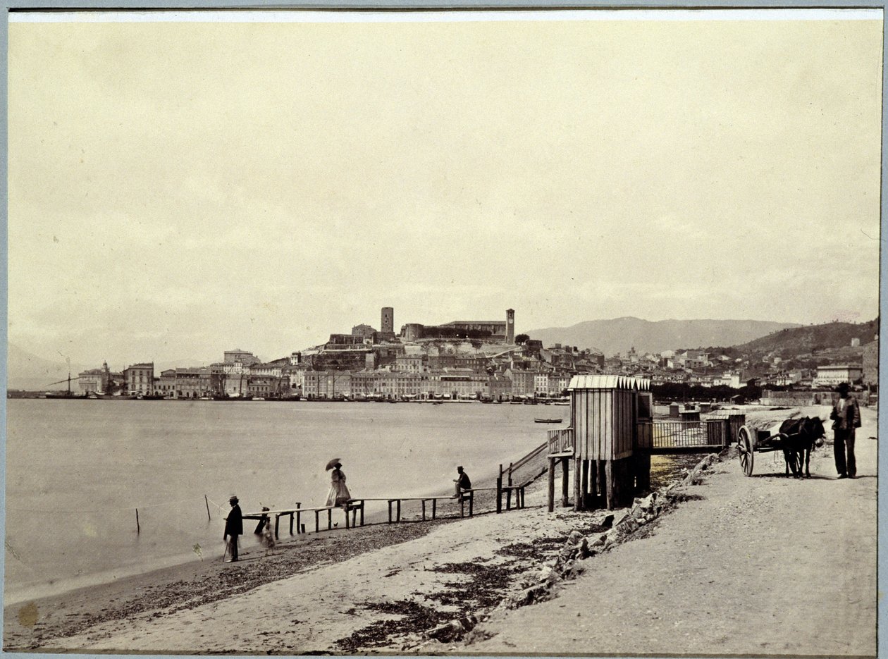 Cannes beach - Photography by Charles Nègre by Charles Nègre