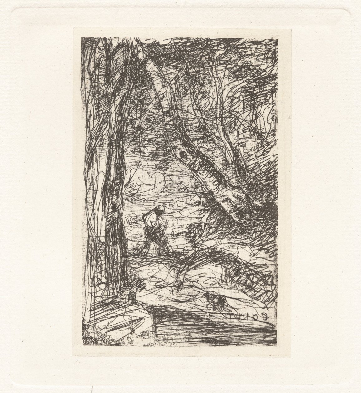 Plate XI – The Woodcutter by Charles Nègre