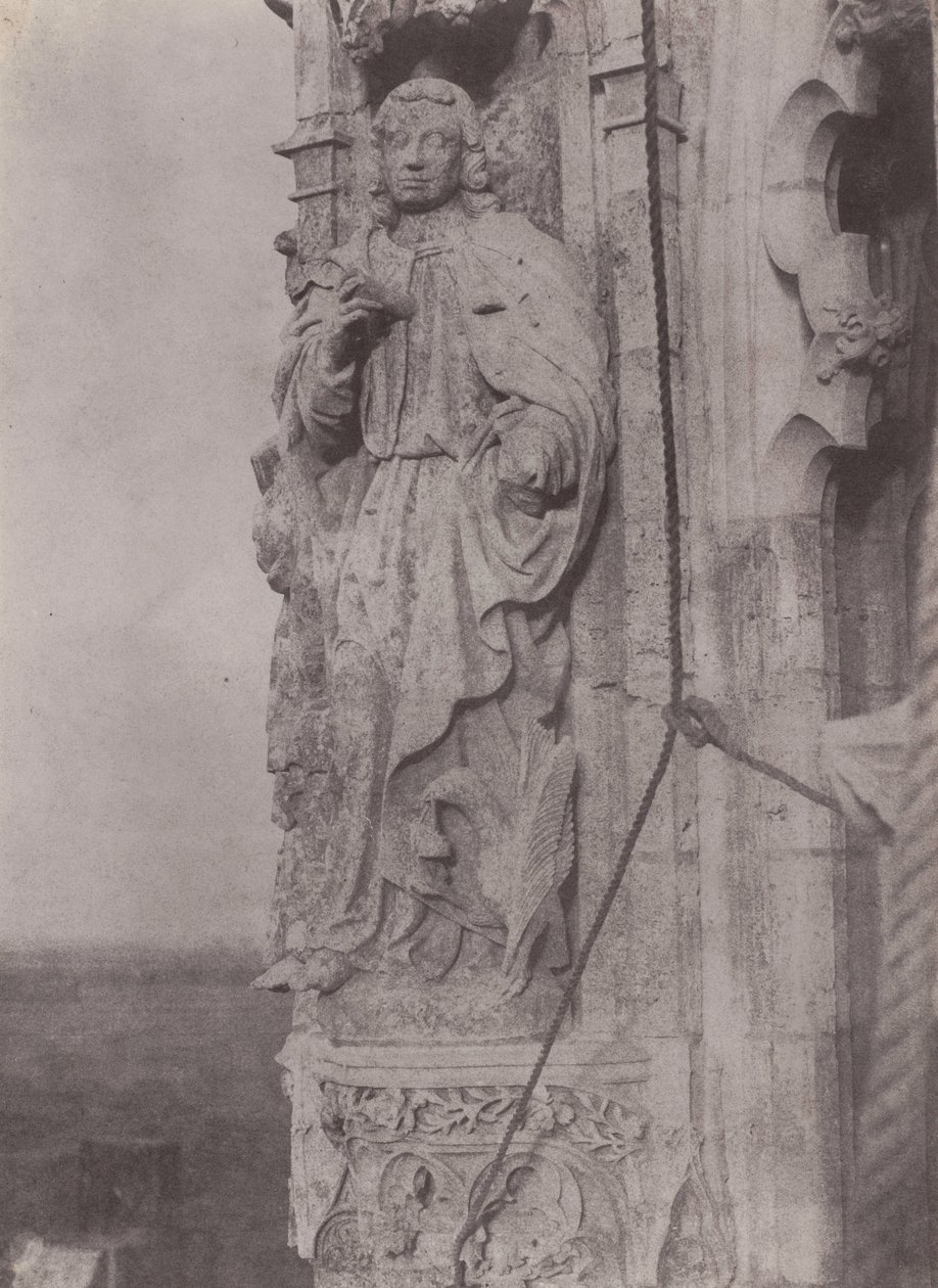 Saint John the Evangelist, Chartres Cathedral by Charles Nègre