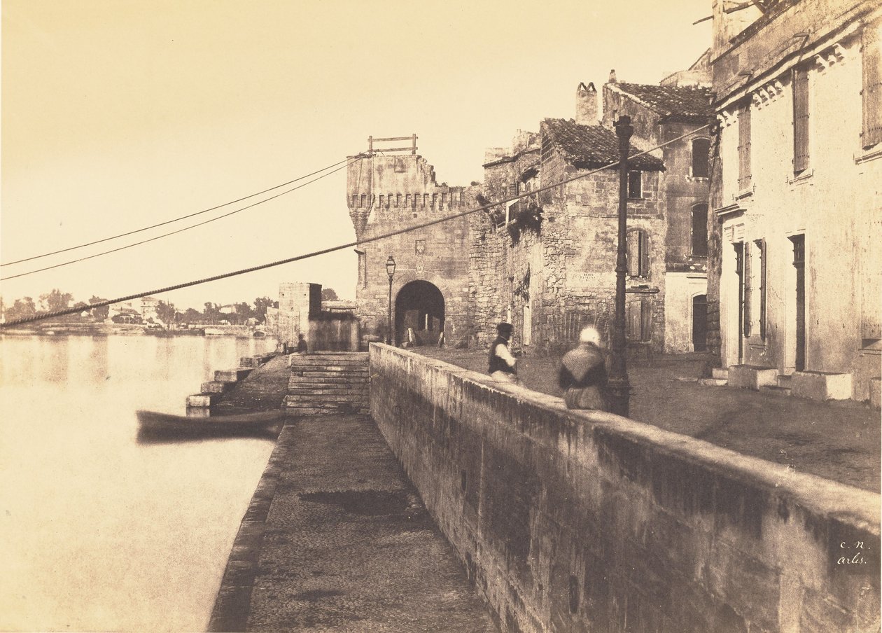 The Gate of the Chestnuts, Arles by Charles Nègre