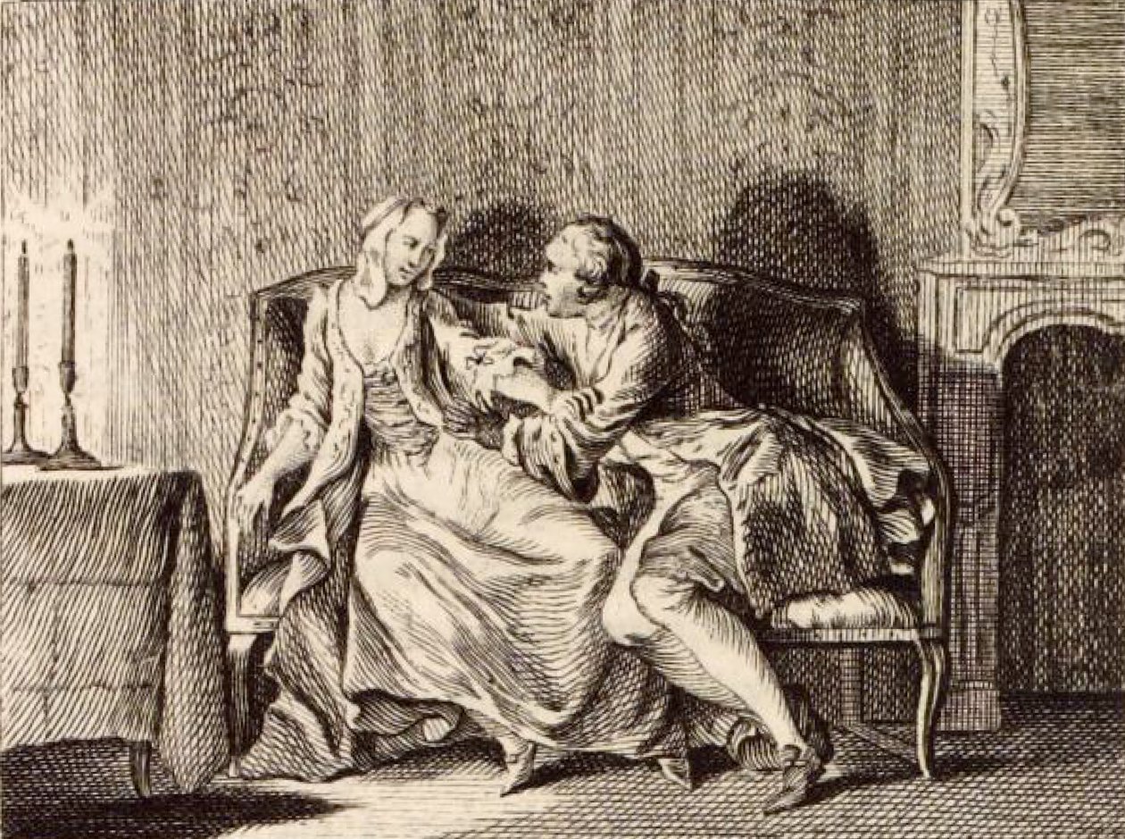 The Prayer of Saint Julian by Charles Nicolas Cochin