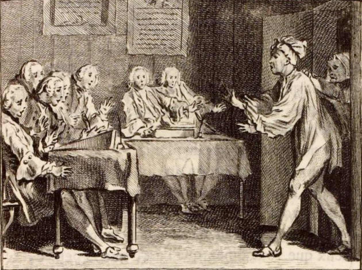 King Candaules and the Master of Law by Charles Nicolas Cochin