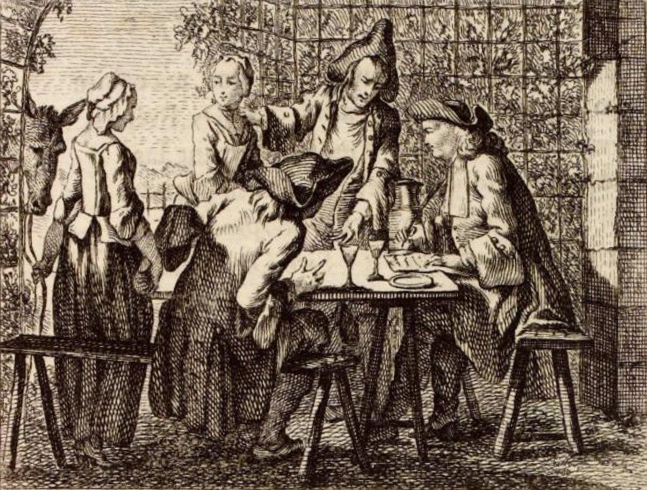 The Barterers by Charles Nicolas Cochin