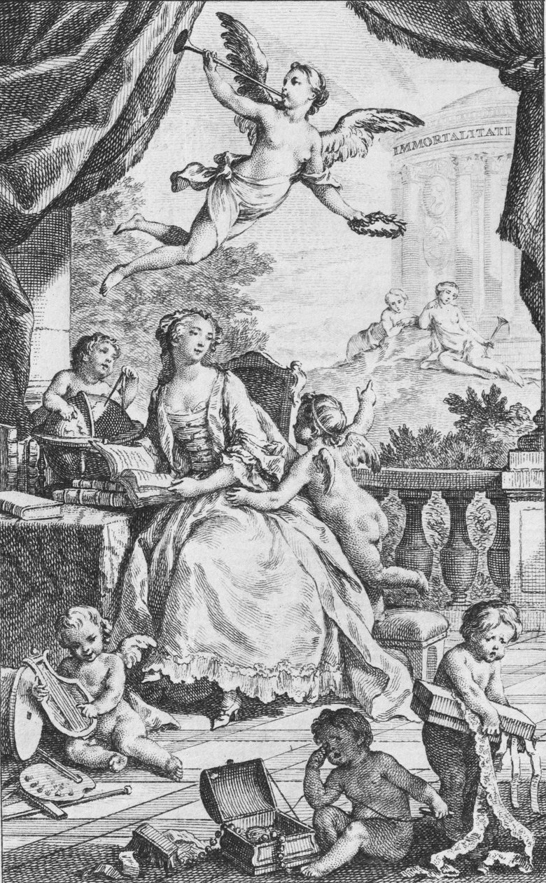 Portrait of Madame de Pompadour, ca. 1745 by Charles Nicolas Cochin