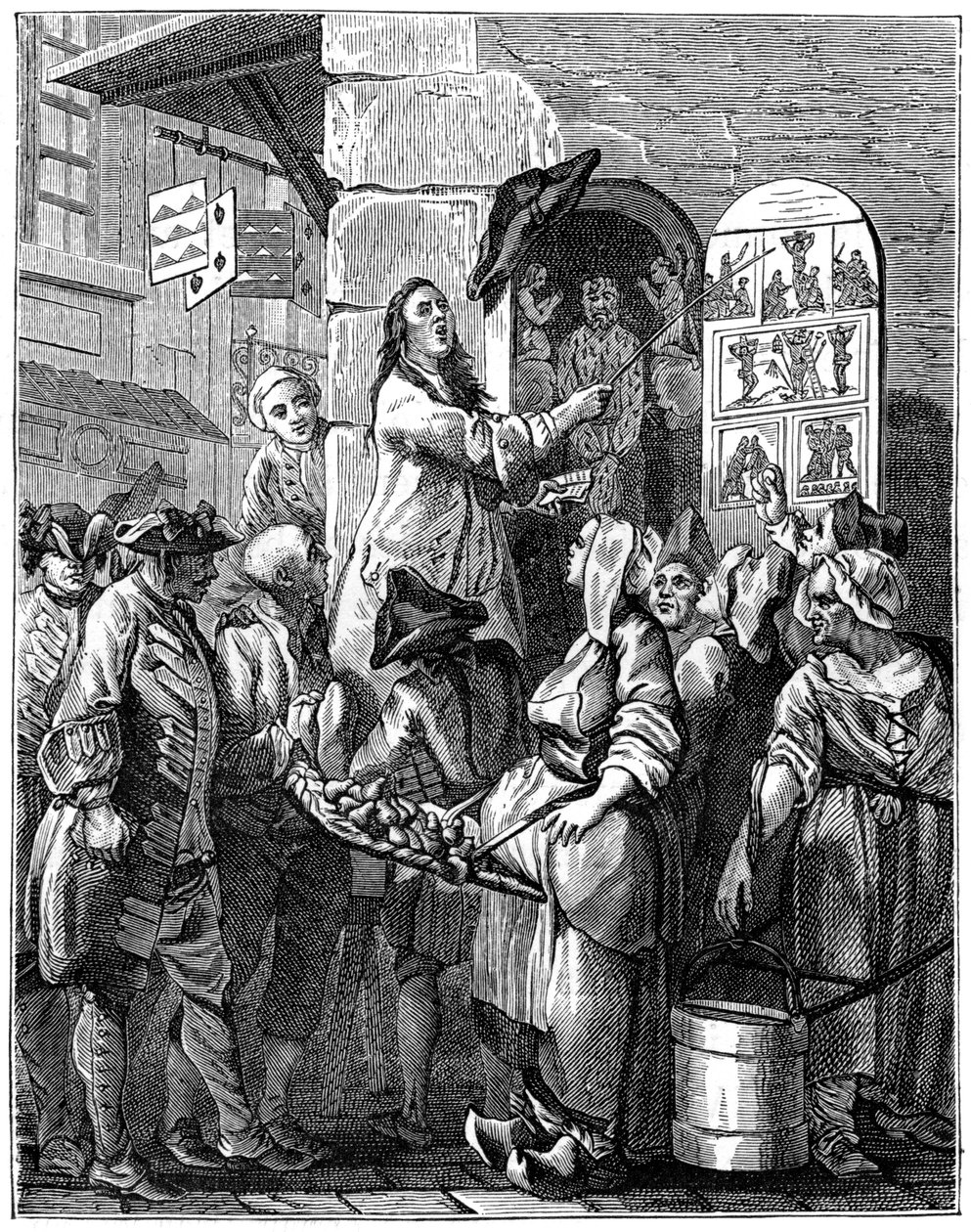 The Singer Of Canticles by Charles Nicolas Cochin