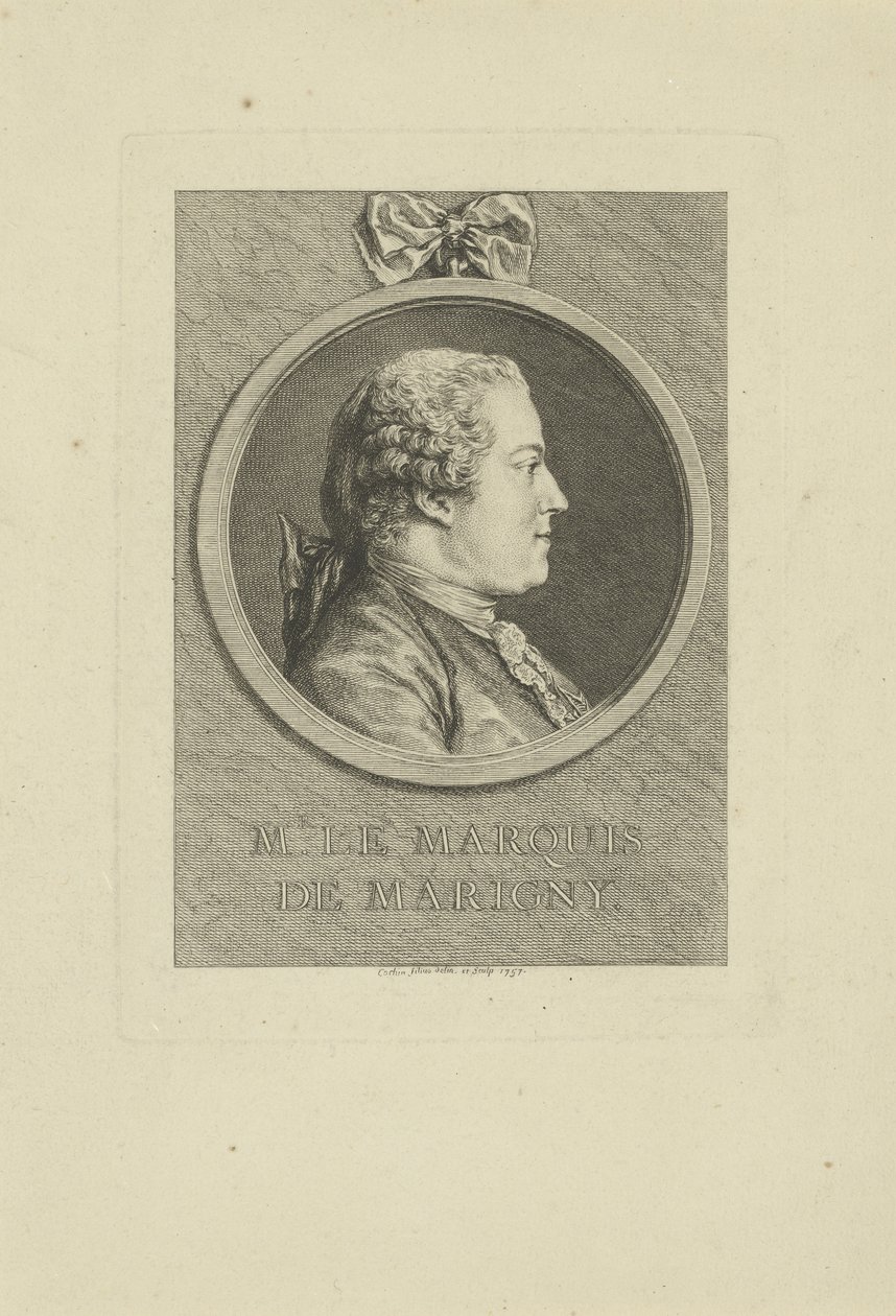 Abel-François Poisson de Vandières, Marquis de Marigny by Charles Nicolas Cochin the younger