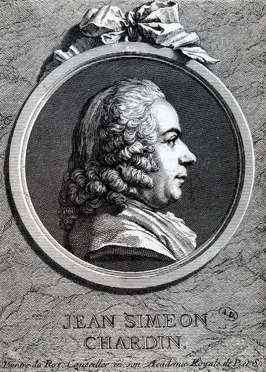Jean Simeon Chardin by Charles Nicolas II Cochin