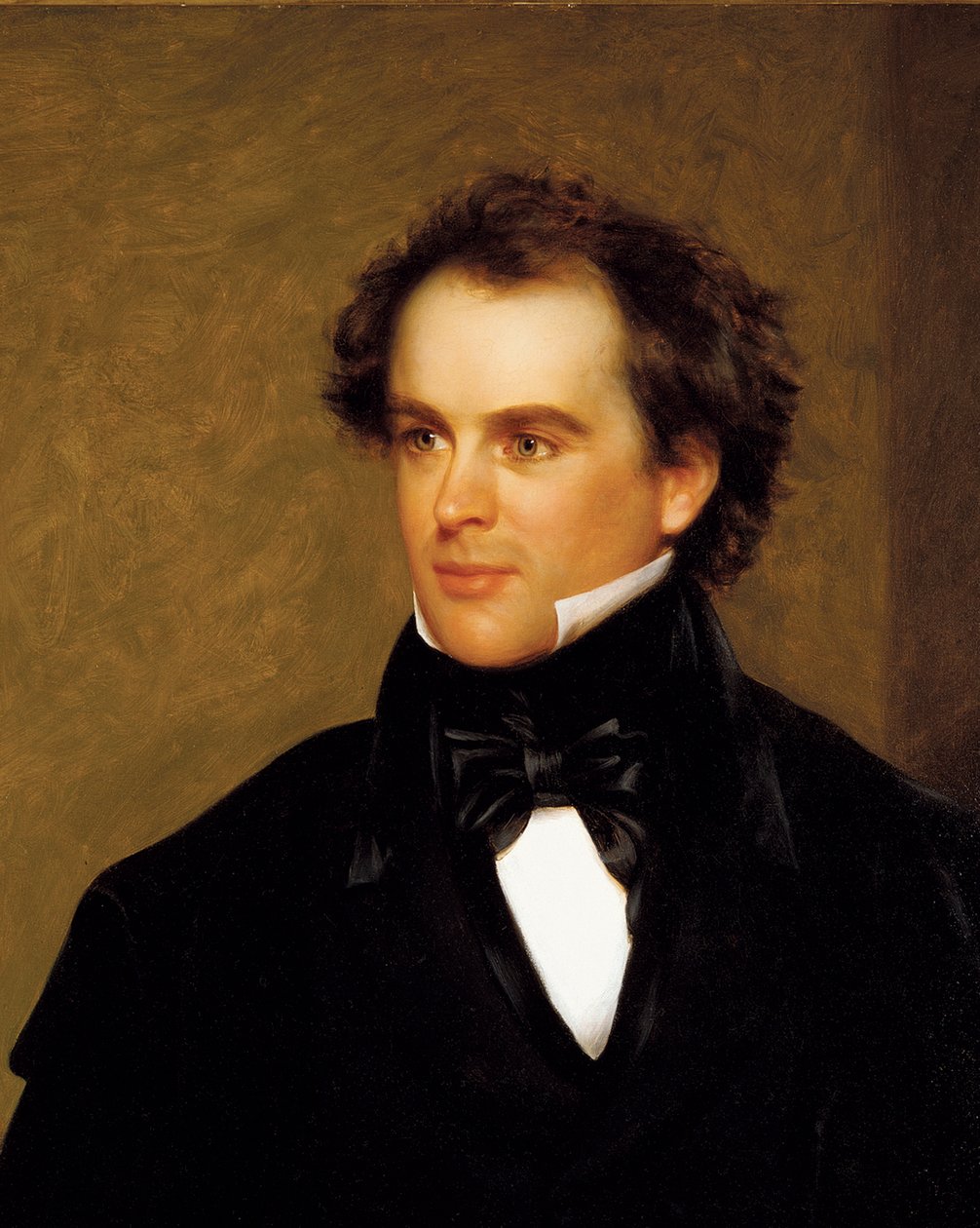 Nathaniel Hawthorne (1804-64) 1840 by Charles Osgood