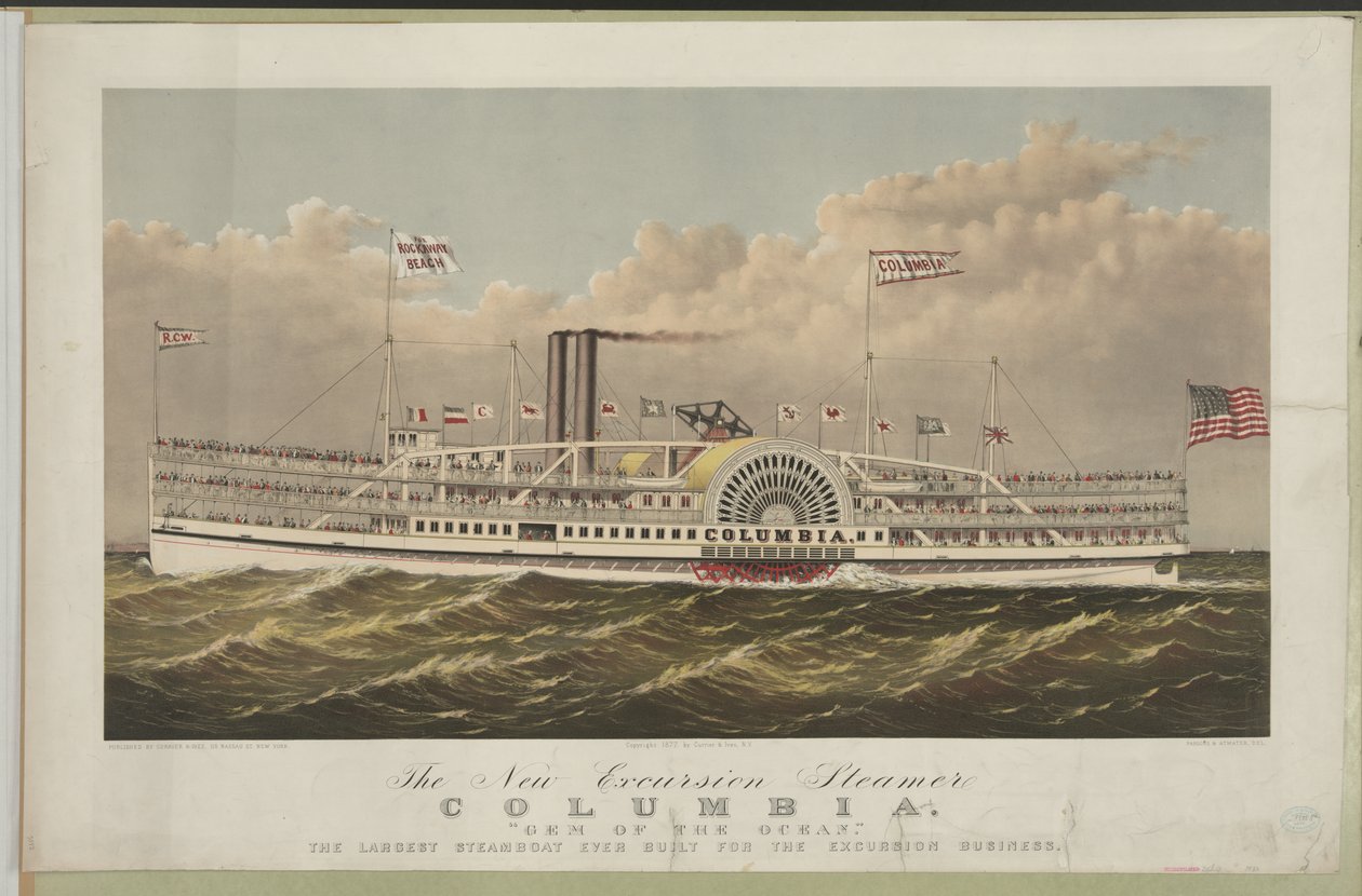 Columbia (steamship 1877) 03 by Charles Parsons