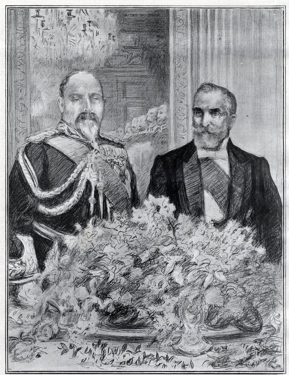 Visit of French President Emile Loubet to London by Charles Paul Renouard