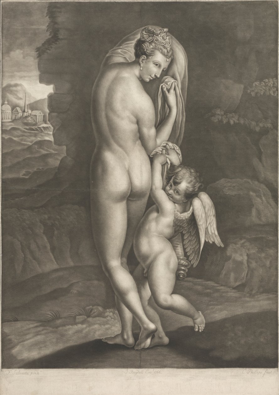 Venus and Cupid by Charles Phillips