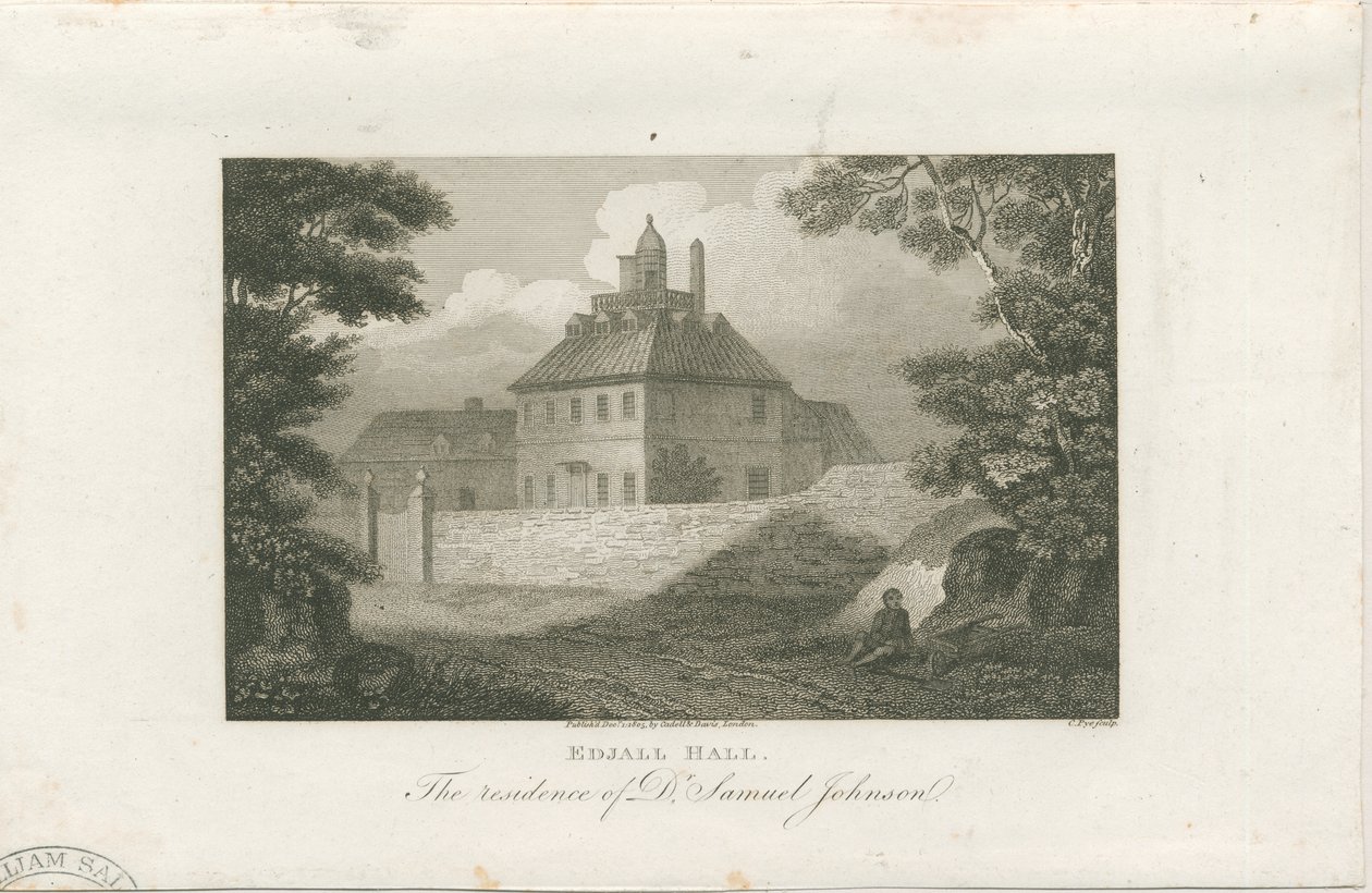 Lichfield - Edial Hall by Charles Pye