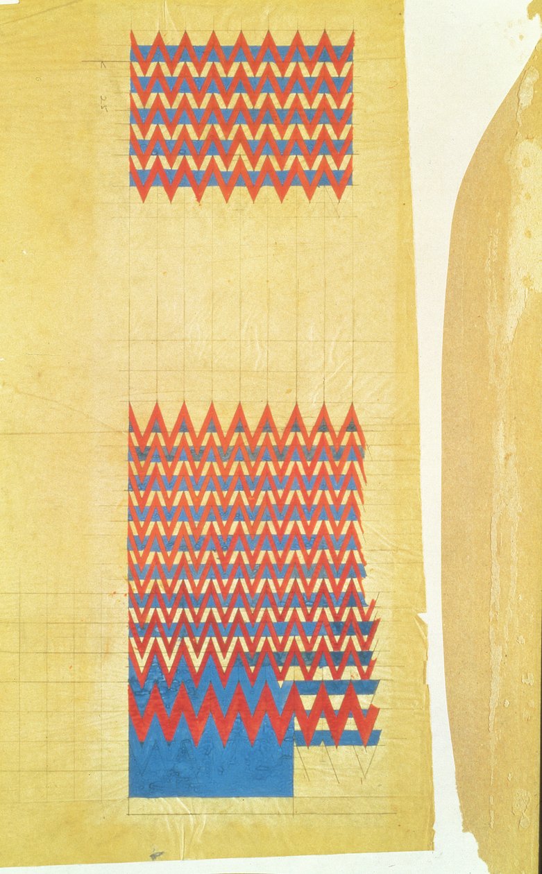 Fabric design by Charles Rennie Mackintosh