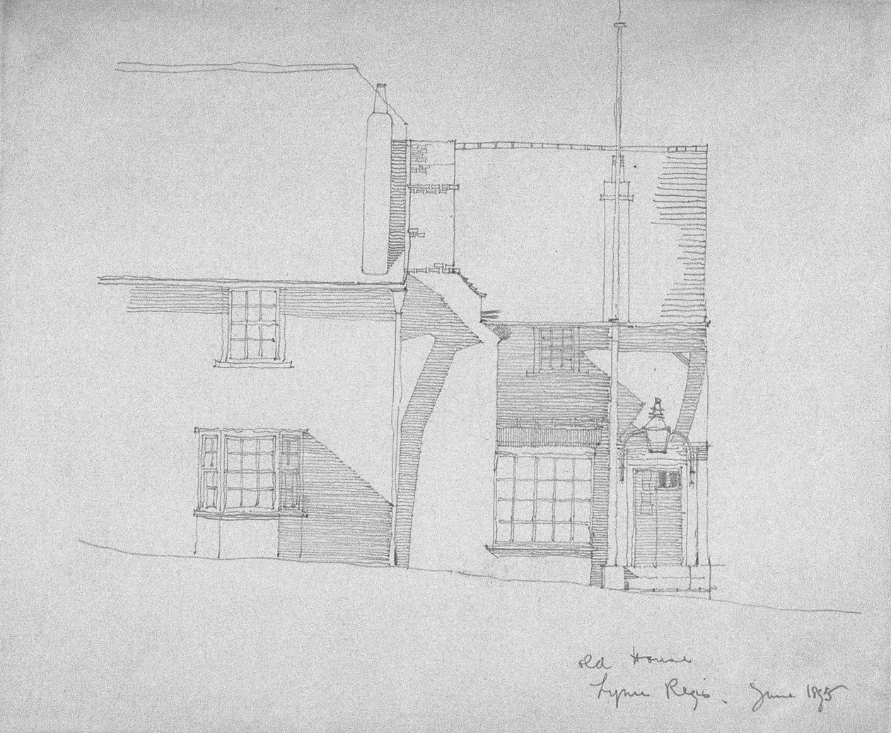 Old House, Lyme Regis, Dorsetshire, 1895 by Charles Rennie Mackintosh