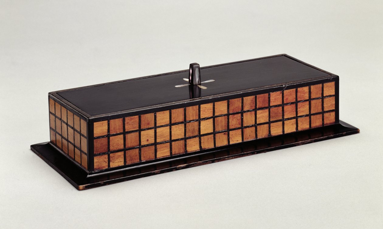 Pen box for the White Bedroom, HousHill, Glasgow by Charles Rennie Mackintosh