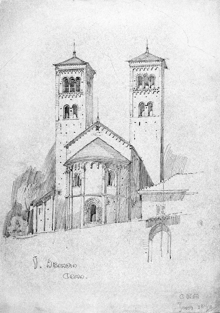 S. Abondio, Como, 1891 by Charles Rennie Mackintosh