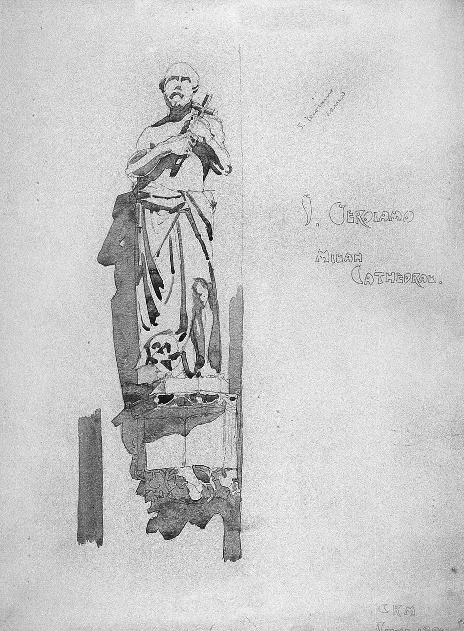 St. Gerome, 1891 by Charles Rennie Mackintosh