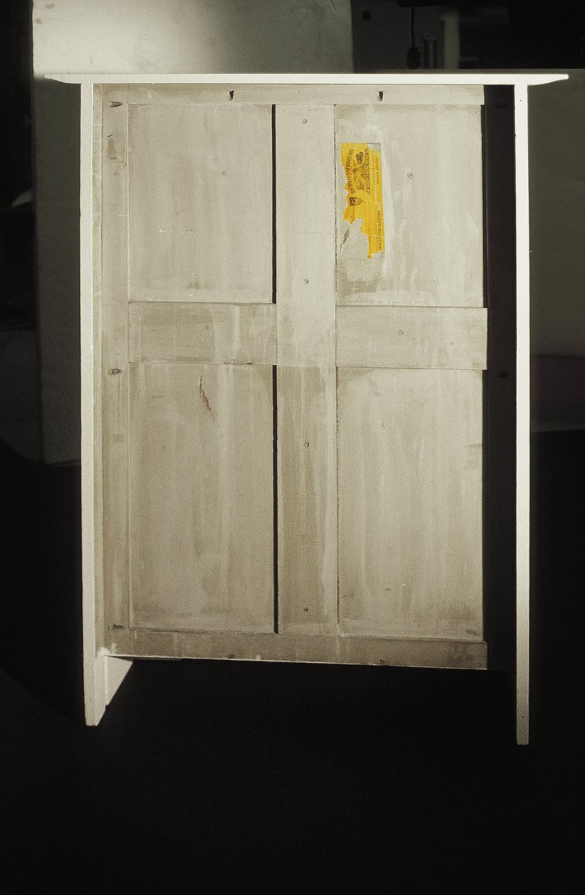 White cabinet designed for Mrs. Rowat, 1902 by Charles Rennie Mackintosh