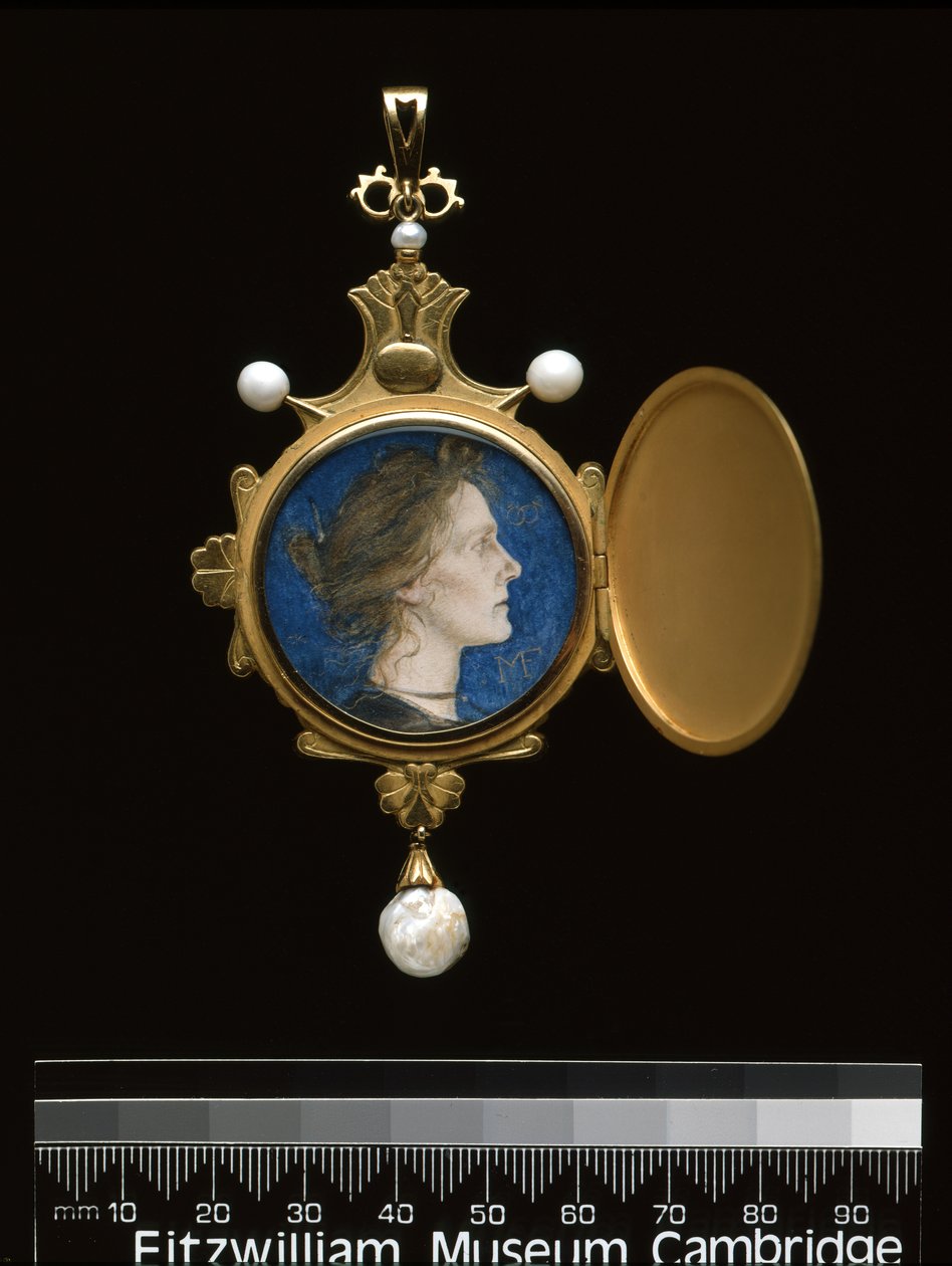 Pendant: Miss Edith Emma Cooper (1862-1913) 1901 by Charles Ricketts