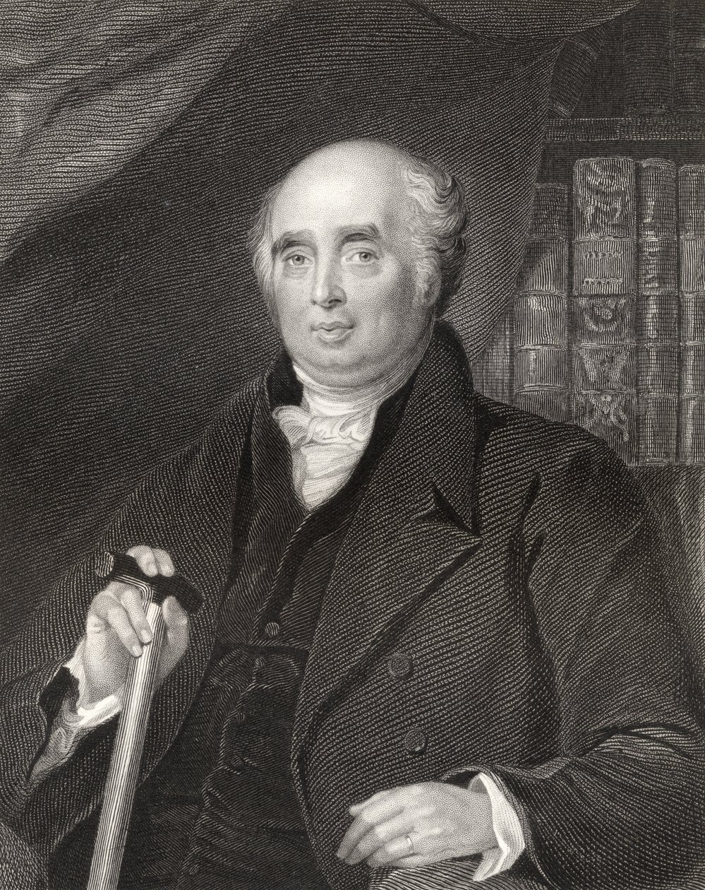 Henry Richard Fox, engraved by H. Robinson, from 