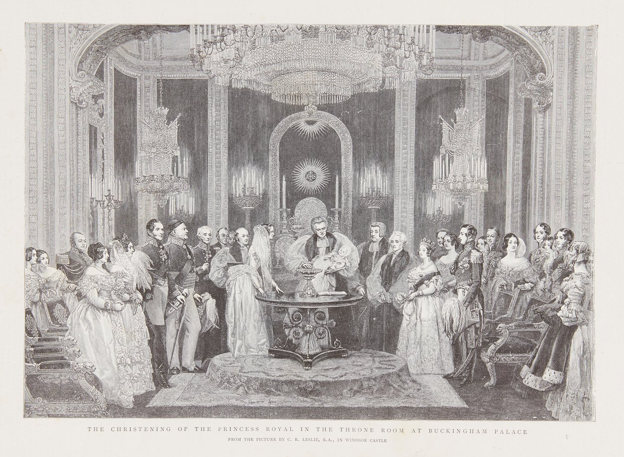 The Christening of Victoria, Princess Royal by Charles Robert Leslie