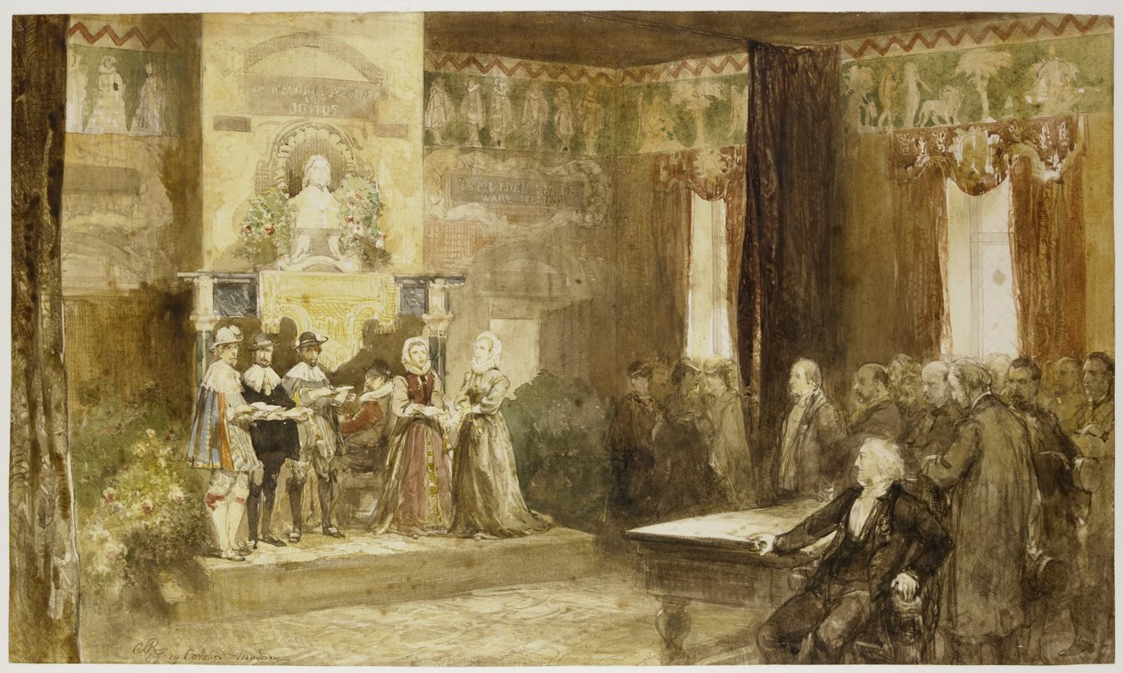 Vondel Celebration at the Muiderslot, 1867 by Charles Rochussen