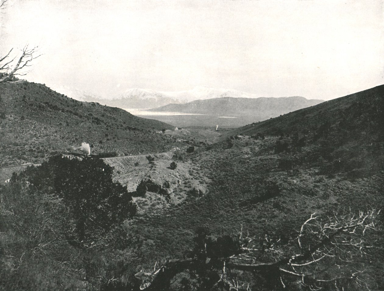 Utah Lake from Circle Point, Salt Lake City, USA, 1895 by Charles Roscoe Savage