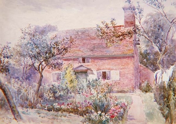 A Cottage Garden by Charles Rowbotham