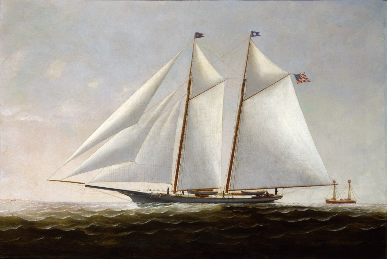 The Yacht America by Charles S. Raleigh
