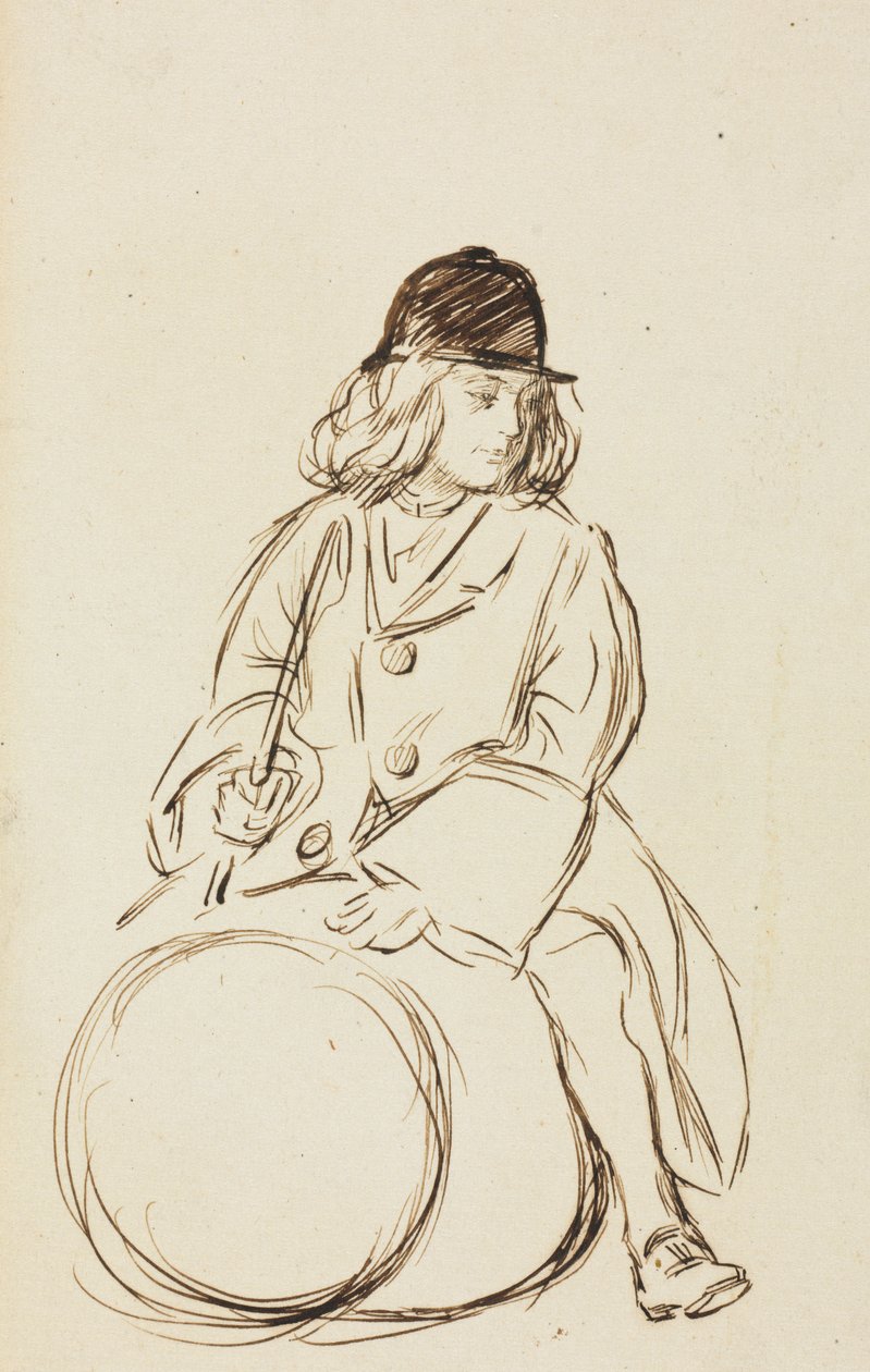 Portrait of Little Corbauld by Charles Samuel Keene