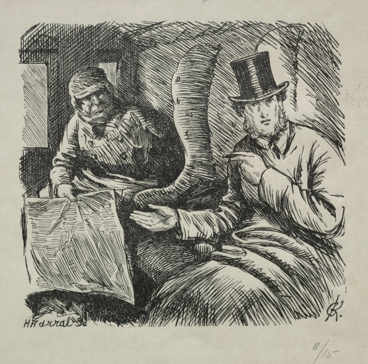 Smoking Strictly Prohibited by Charles Samuel Keene