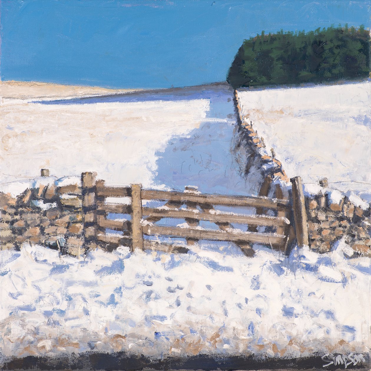 Roadside Gate, 2017 by Charles Simpson