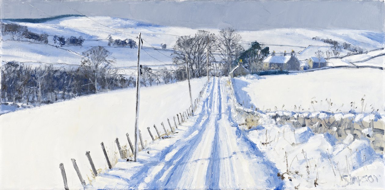 Snow, Newhall, 2010 by Charles Simpson