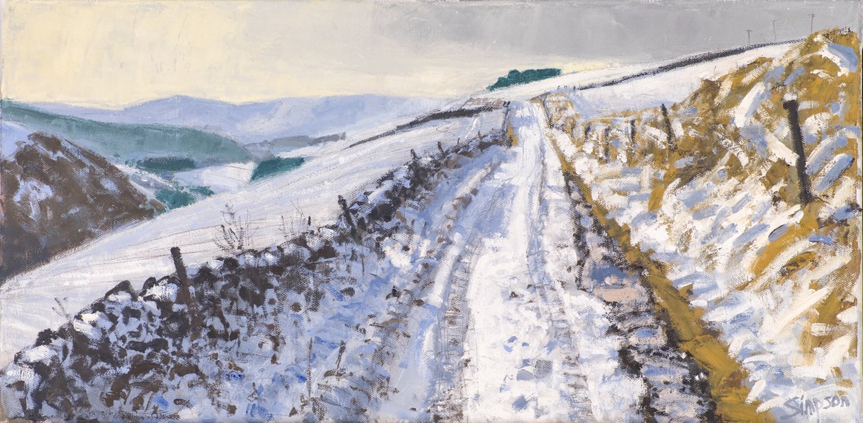 Track to Clovenfords, 2017 by Charles Simpson