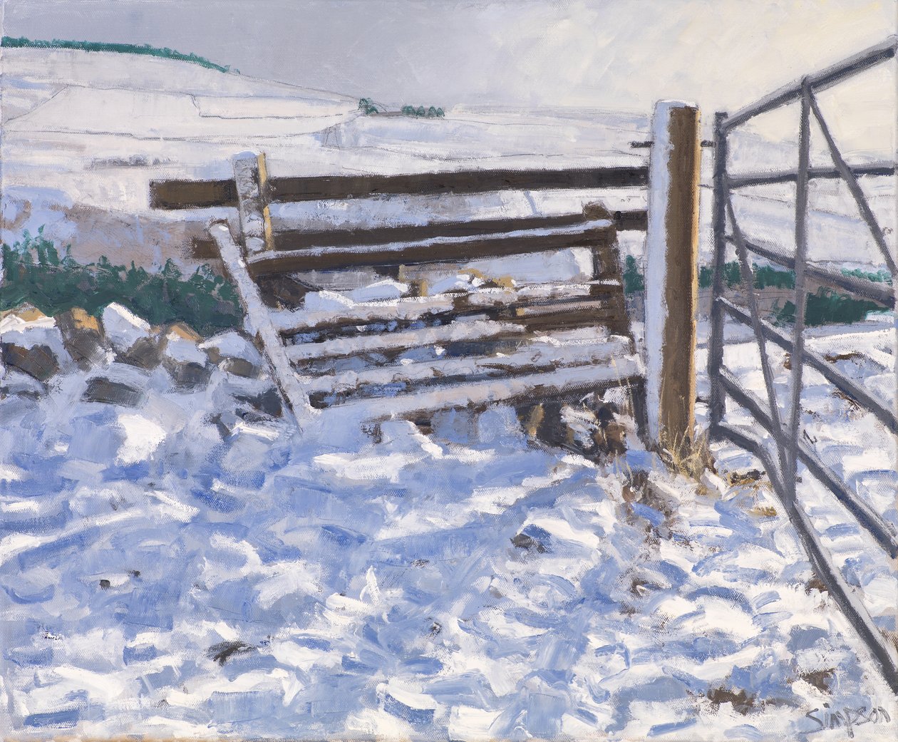 Winter Gate, 2017 by Charles Simpson