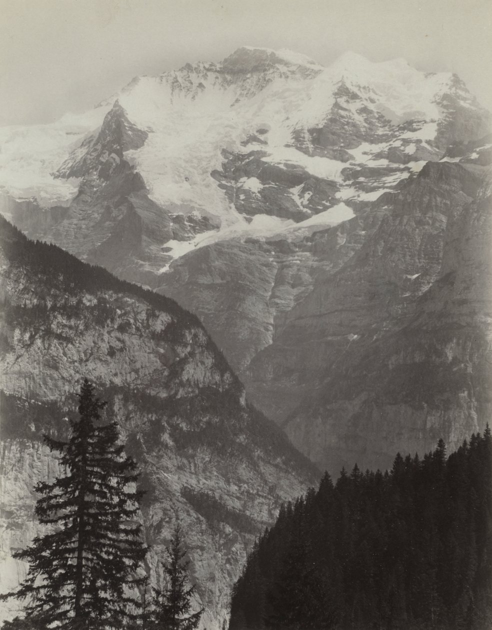 Jungfrau, View from Mürren, Switzerland by Charles Soulier