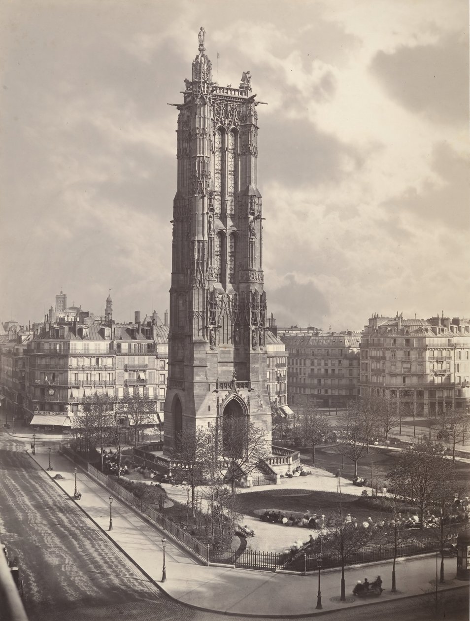 La Tour St. Jacques La Boucherie in Paris by Charles Soulier