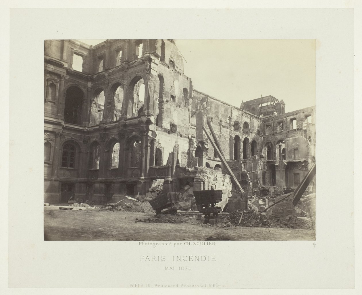 Paris Fire (Court of Honor at City Hall) by Charles Soulier